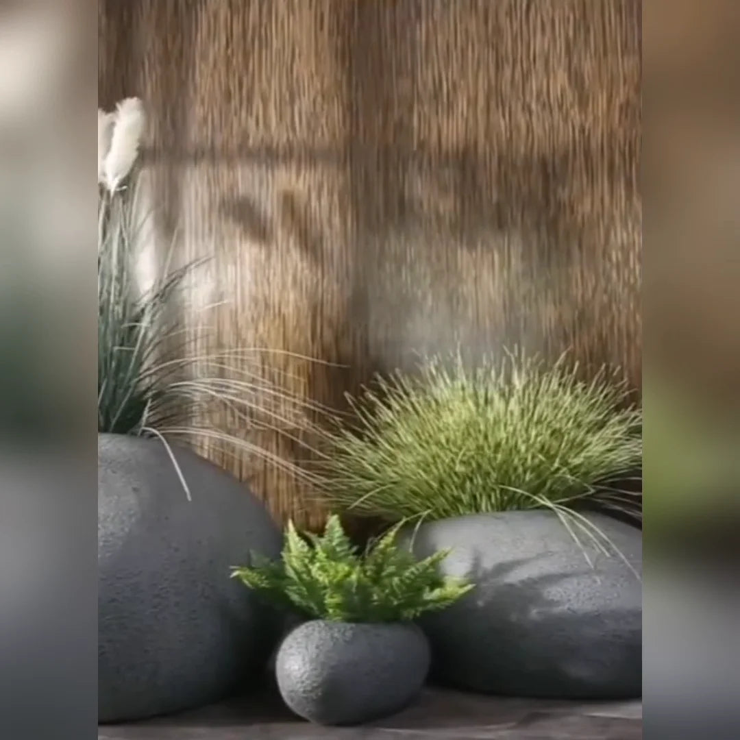 Nordic Style Modern Large FRP Planter Vertical Fiberglass plant pots for garden ornaments indoor outdoor garden supplies