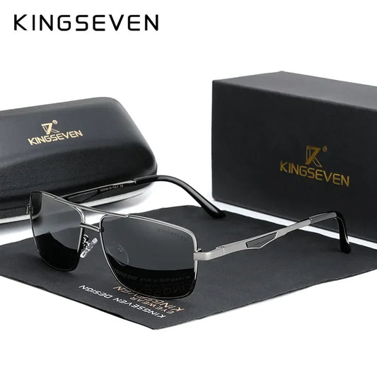 KINGSEVEN Classic Square Polarised Sunglasses UV400
