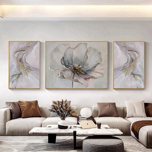 "Orchid" Modern Abstract Oil Painting