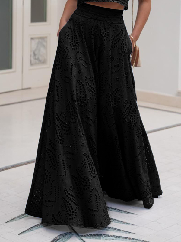 Casual Vacation Sleeveless Long Dress Two-Piece Set