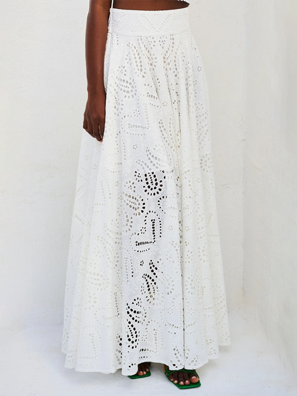 Casual Vacation Sleeveless Long Dress Two-Piece Set