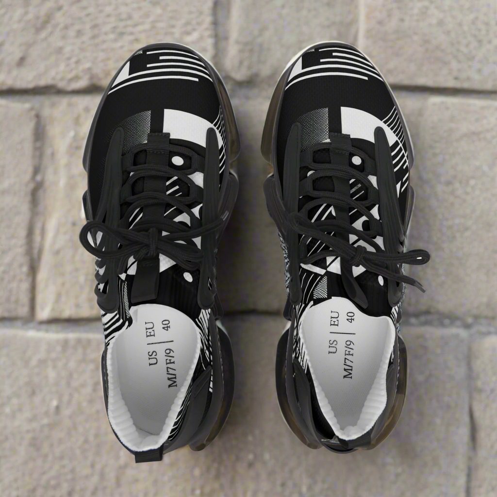 Bakroom Sole Mate Geometric Unisex Mesh Sneakers