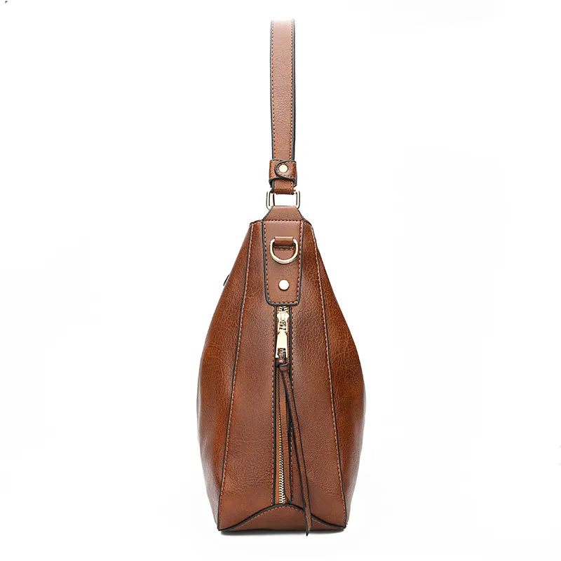 DIDA BEAR Hobo Shoulder Bag: Casual Style with Single Strap, Soft PU Leather, Versatile and Spacious Design