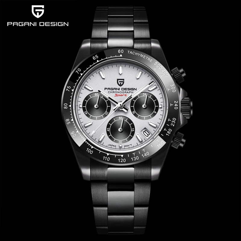 PAGANI PD-1644 Black Men's Quartz Watch