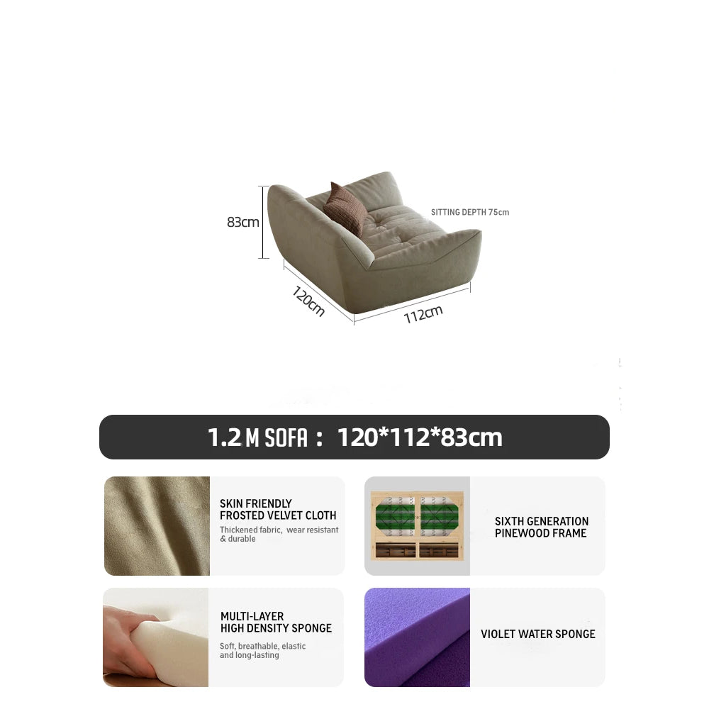 Minimalist Fabric Sofa - Modern Luxury Modular Design