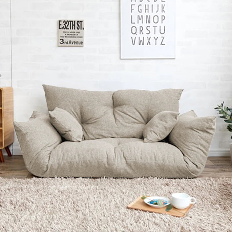 Fabric Folding Sofa - Japanese Style Living Room Furniture