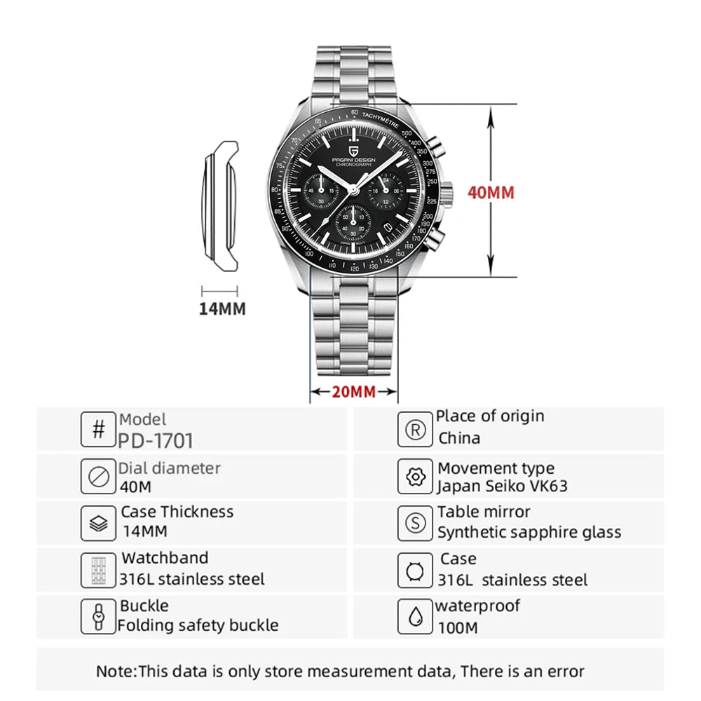 PAGANI PD-1701 Moon Watch