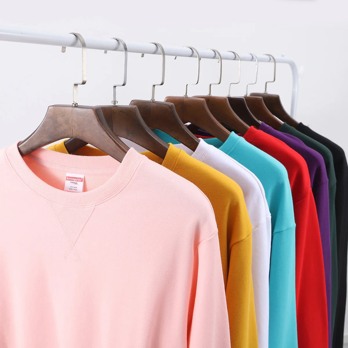 Vintage Inverted Triangle Design Cotton Sweater