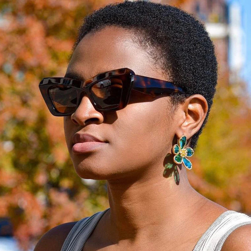 Eye Dow Cateye Sunglasses: Trendy Acetate Frame for Stylish Solar Protection