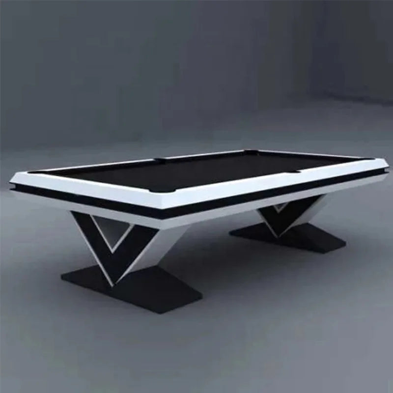 Luxury Unique table leg Modern style V shape design Pool table 9ft 8ft