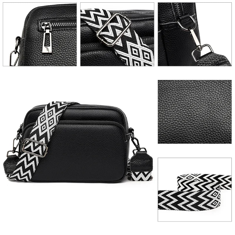 Luxury Genuine Leather Crossbody Bag: NEAT CULTURE's Fashion Statement for Trendsetting Women