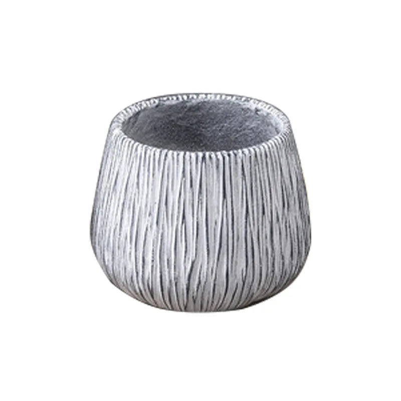 Nordic Style Reinforced Cement Plant Pot