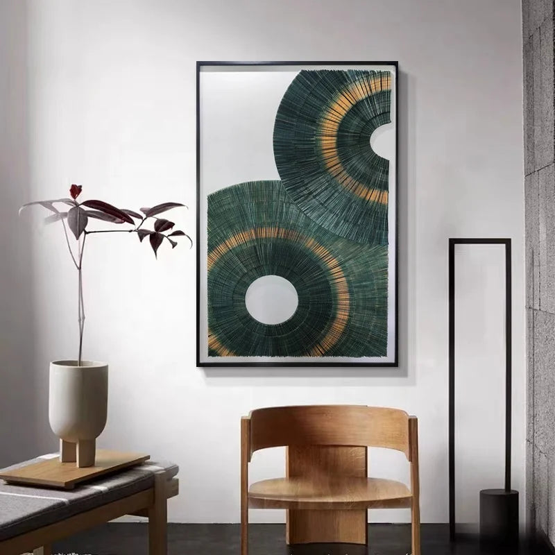 Abstract 3D Paper Crafts Handmade Paintings | Modern Home Decor