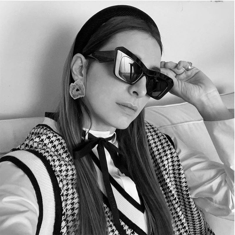 Eye Dow Cateye Sunglasses: Trendy Acetate Frame for Stylish Solar Protection