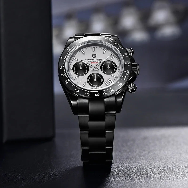 PAGANI PD-1644 Black Men's Quartz Watch