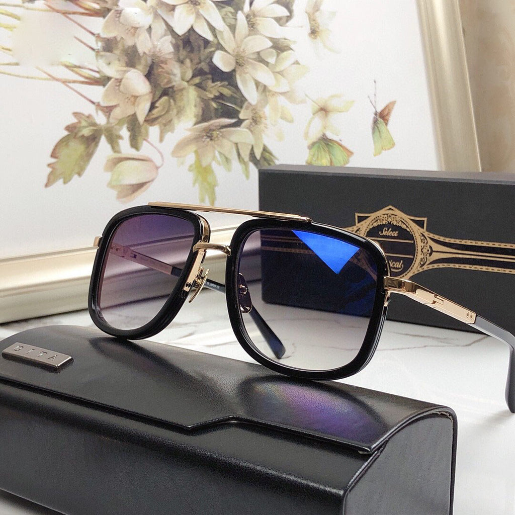 MACH ONE DRX-20300: Titanium Aviator Style Sunglasses by ADITA