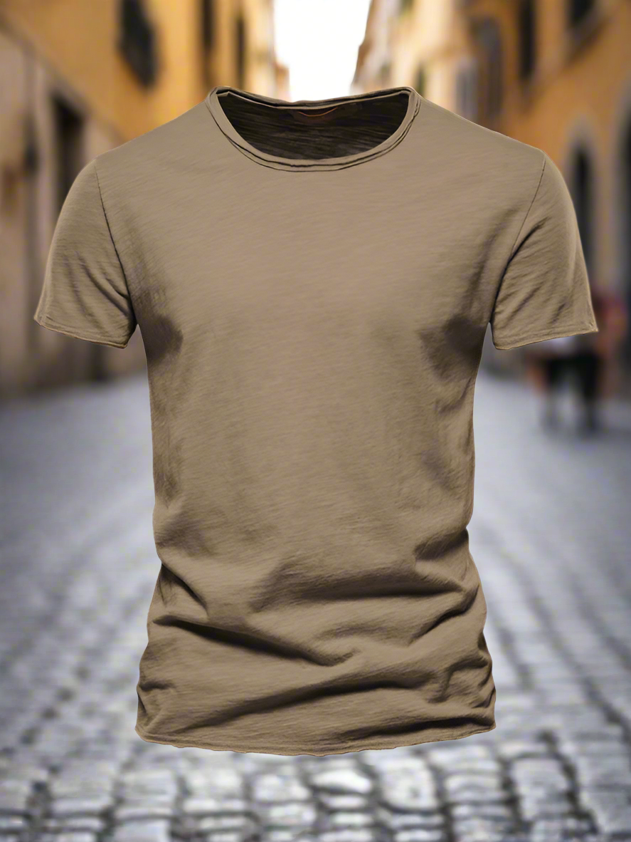 Men's Round Neck Short Sleeve T-Shirt