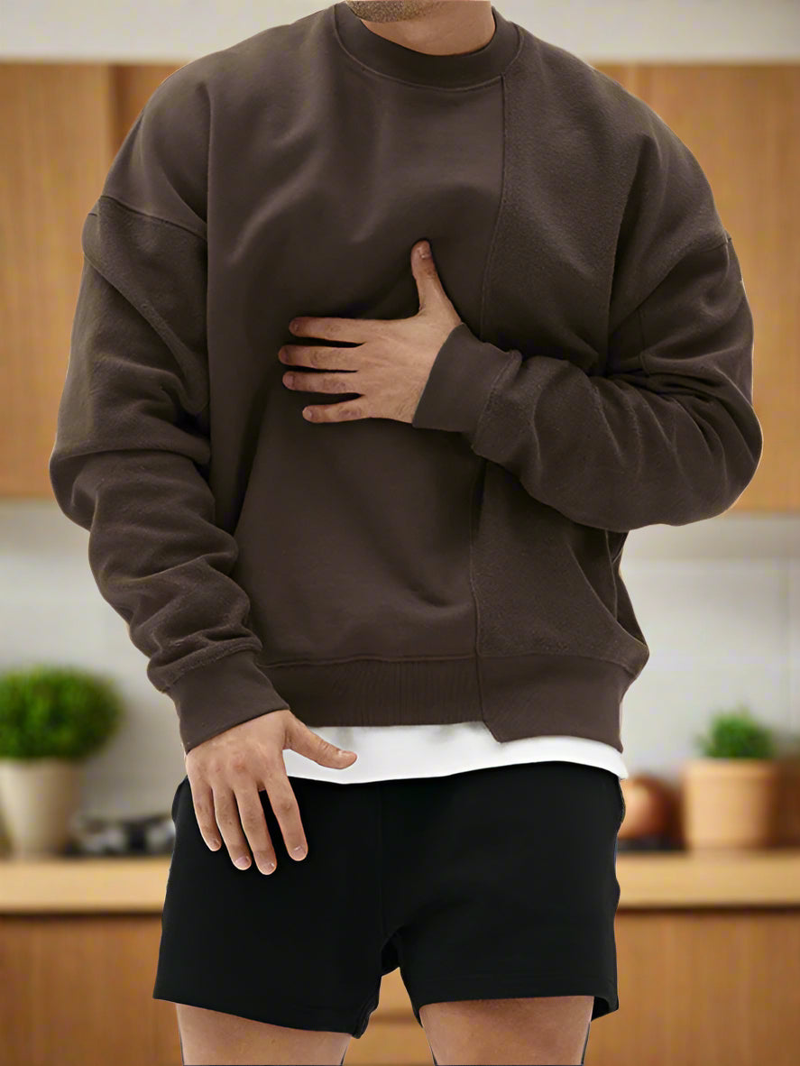 Casual Crew Neck Sweatshirt