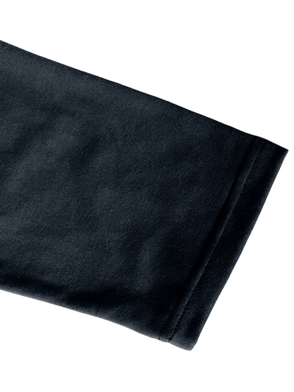 HENLEY Block Knitted Long Sleeve T-Shirt