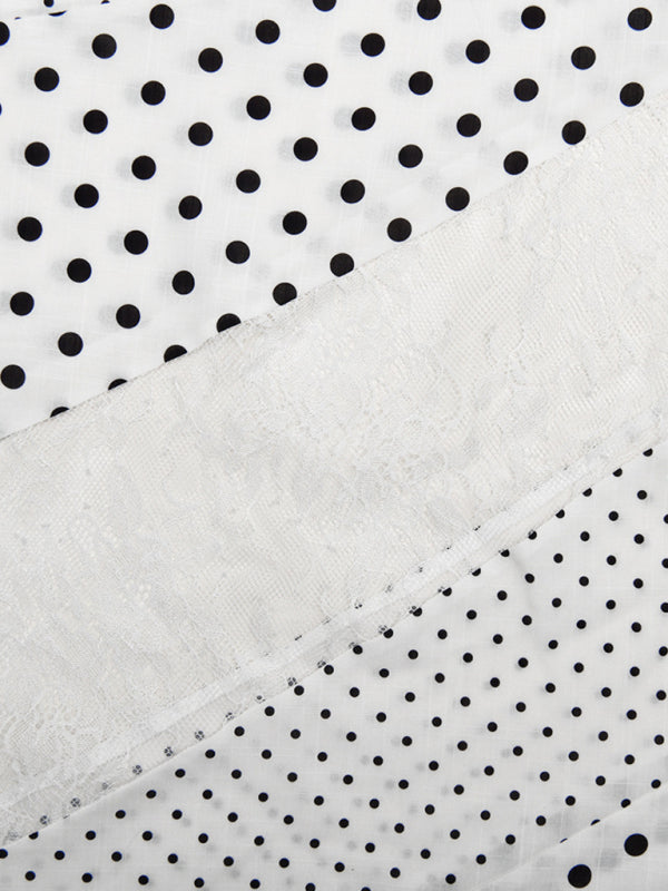 Lace Polka Dot Skirt