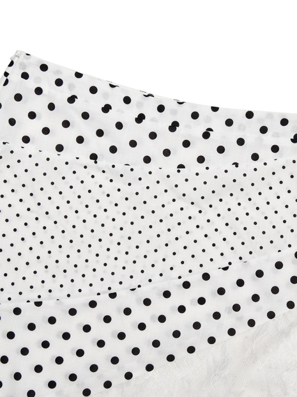 Lace Polka Dot Skirt