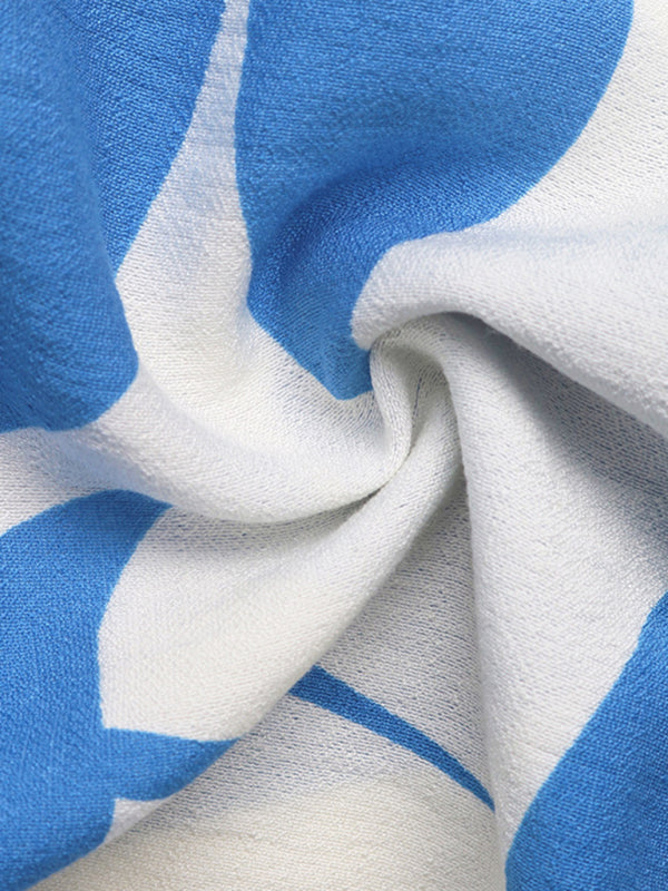 Floral print dress in a seaside holiday style