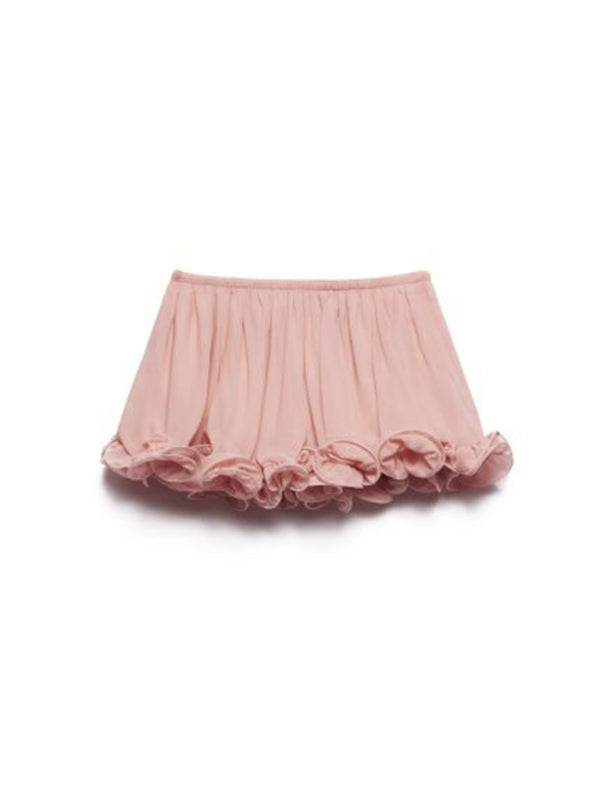 New style ruffle sleeveless skirt set