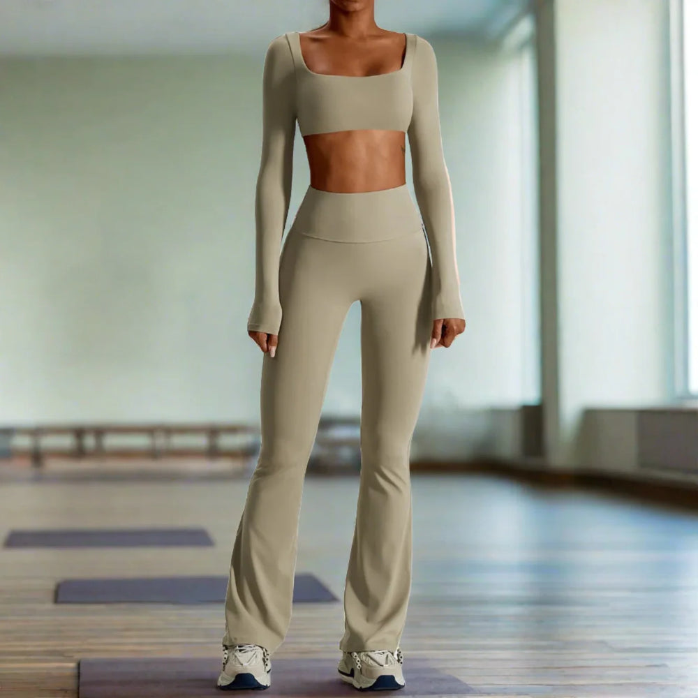 Yoga Set 2 PCS Seamless Women Sportswear - Athletic Wear for Fitness