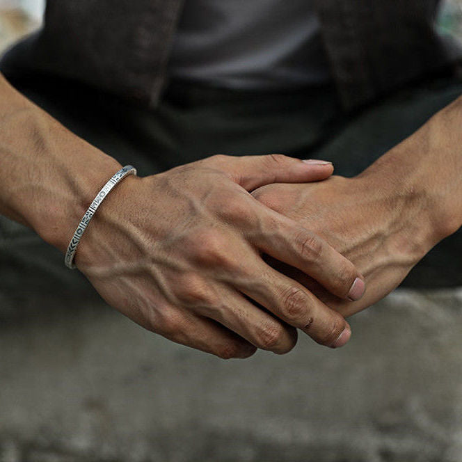 Totem national wind bracelet. Handmade in Silver