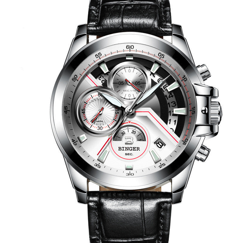 Stay Active and Stylish with the Binger Men's Quartz Sports Watch