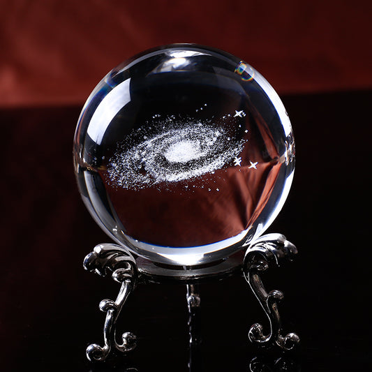 Miniature Galaxy  3D Crystal Ball