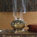 Create a Serene office Atmosphere with our Buddha Alloy Incense Burner for Buddhist Temples