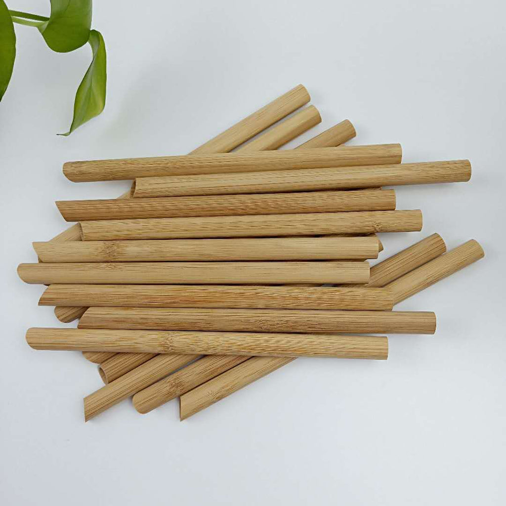 Enjoy Your Beverages Sustainably with Pure Natural Bamboo Straws