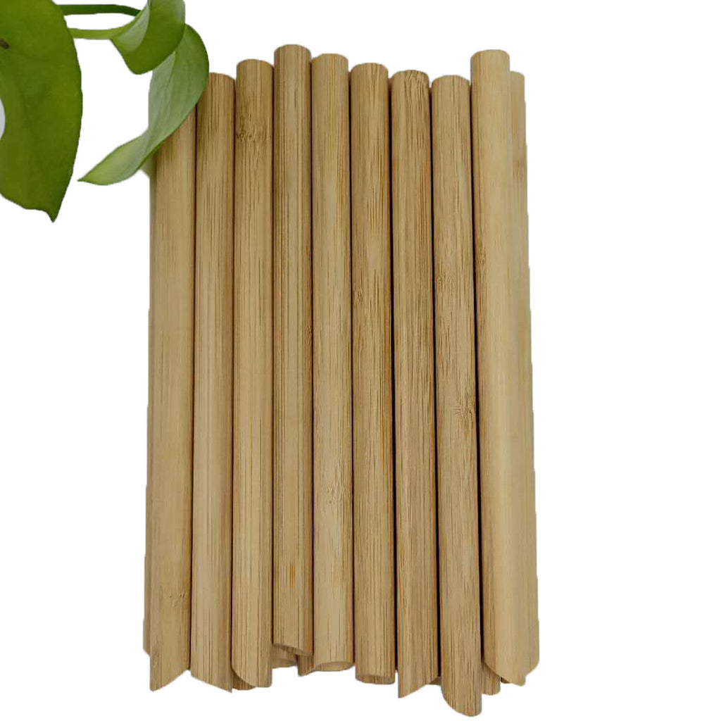 Enjoy Your Beverages Sustainably with Pure Natural Bamboo Straws
