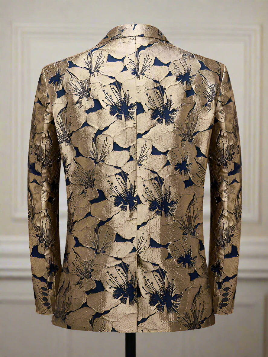 Flamboyant Blazer, Slim Suit Jacket