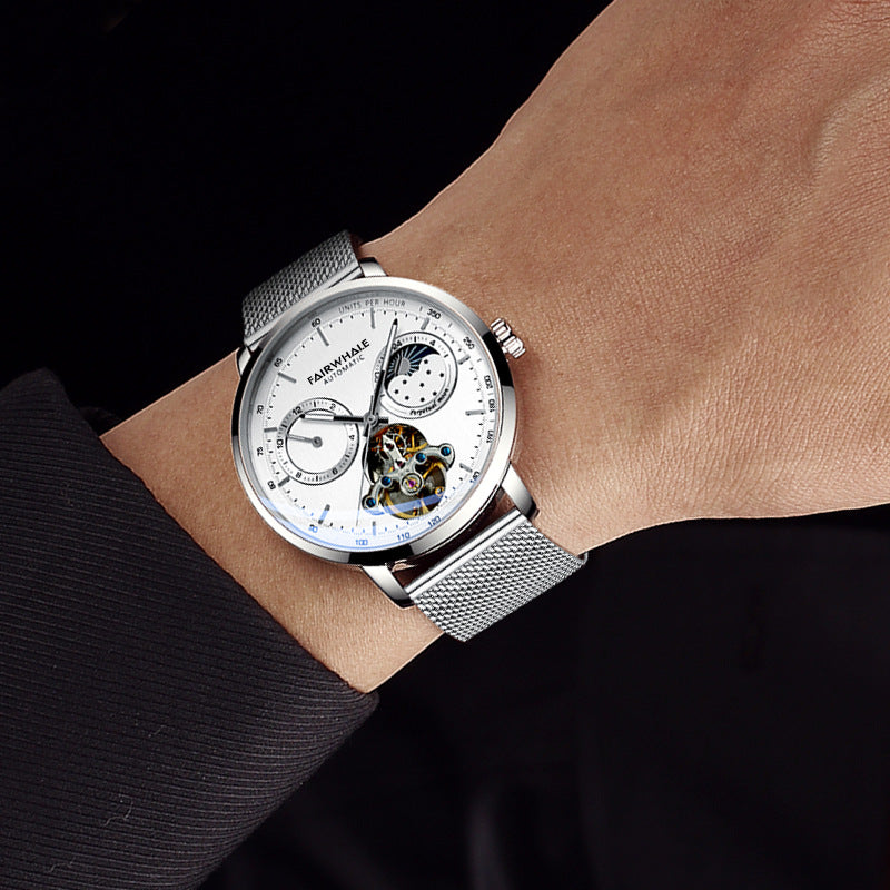 Fairwhale Automatic Mechanical Men's Watch: Stylish Timepiece with 316L Stainless Steel Case