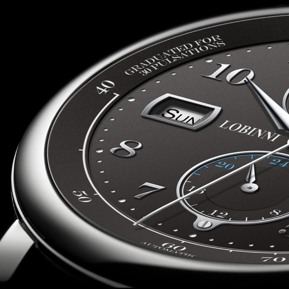 LOBINNI Men's Business Watch: Luxurious Timepiece
