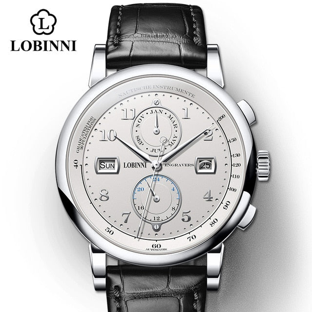 LOBINNI Men's Business Watch: Luxurious Timepiece