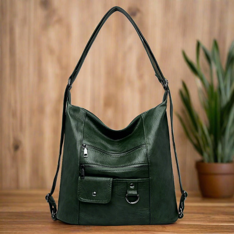 leather handbag