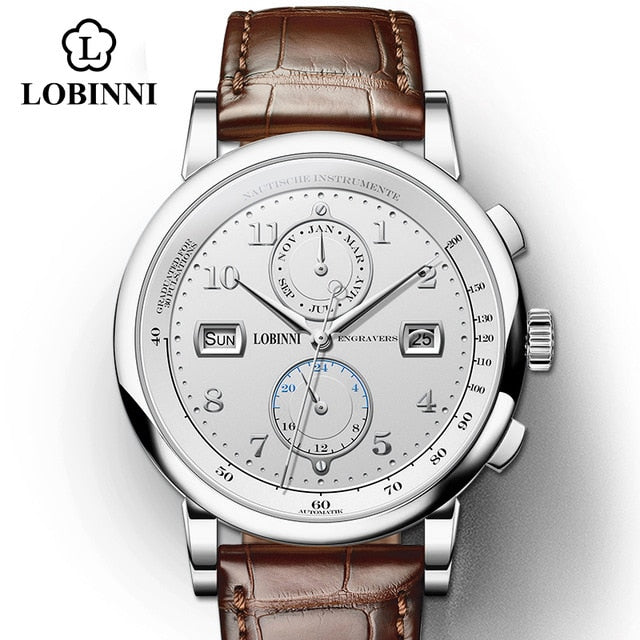 LOBINNI Men's Business Watch: Luxurious Timepiece