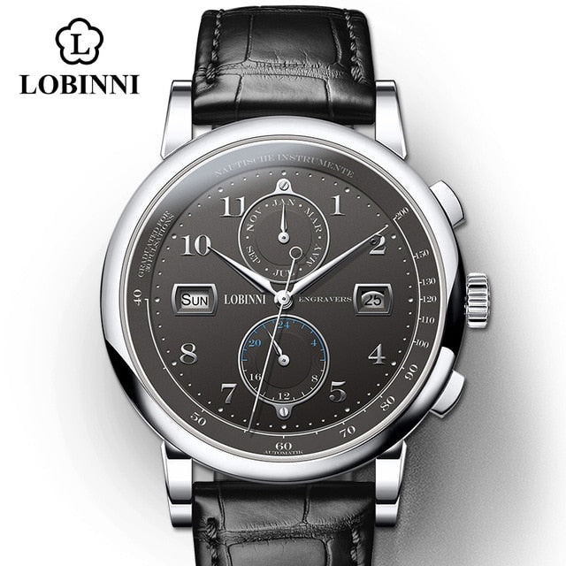 LOBINNI Men's Business Watch: Luxurious Timepiece