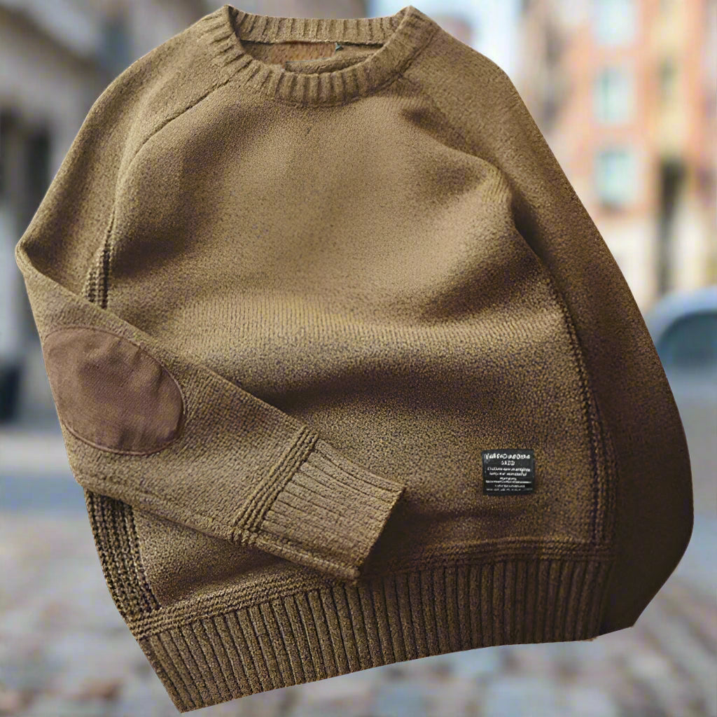 Warm Winter Pullover Sweater. Casual Loose Knitwear