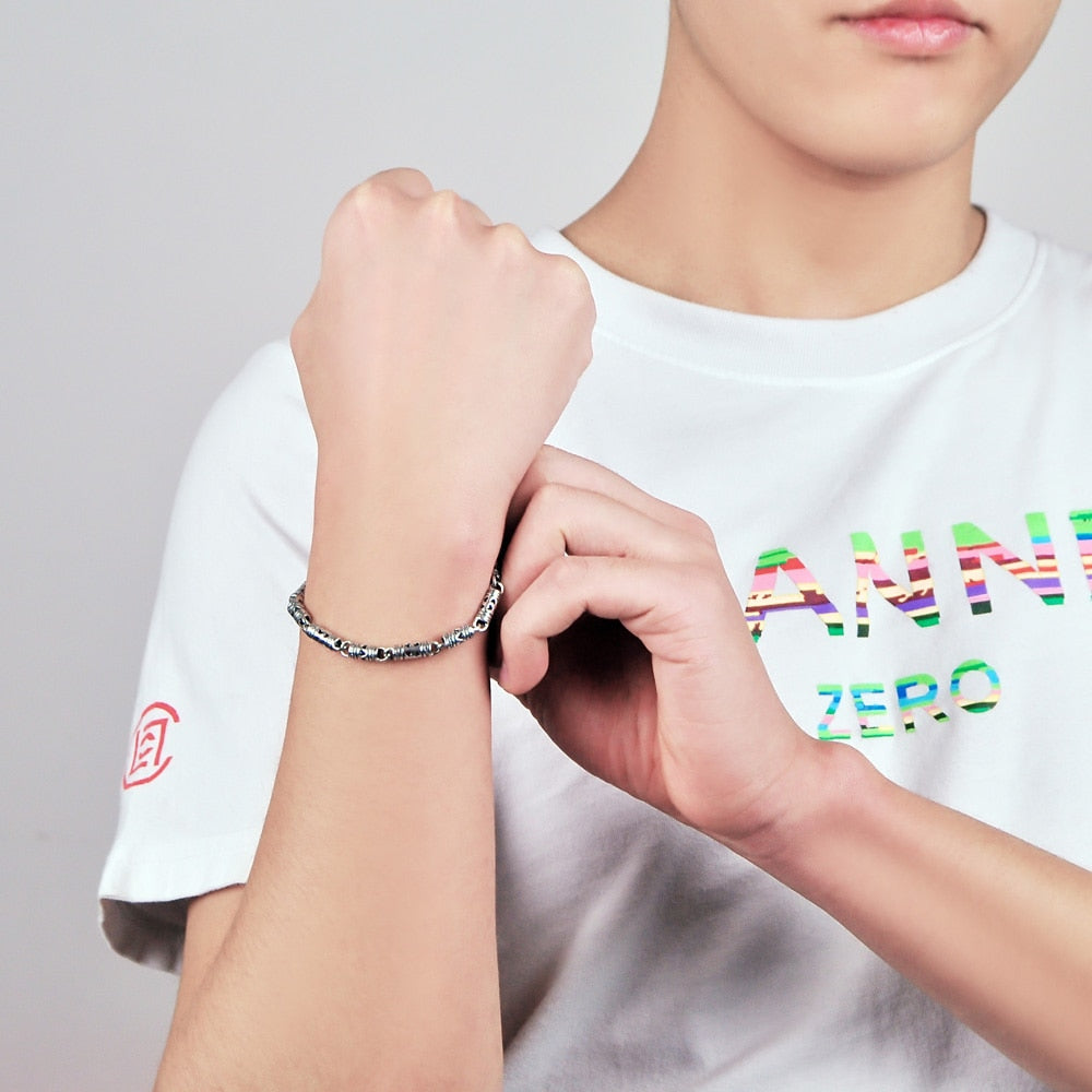 Vintage Sterling Silver Bracelet 20 cm Chain Hand Jewelry