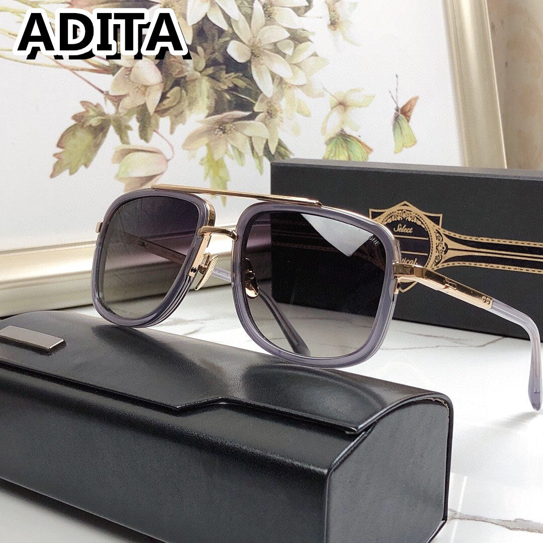 MACH ONE DRX-20300: Titanium Aviator Style Sunglasses by ADITA