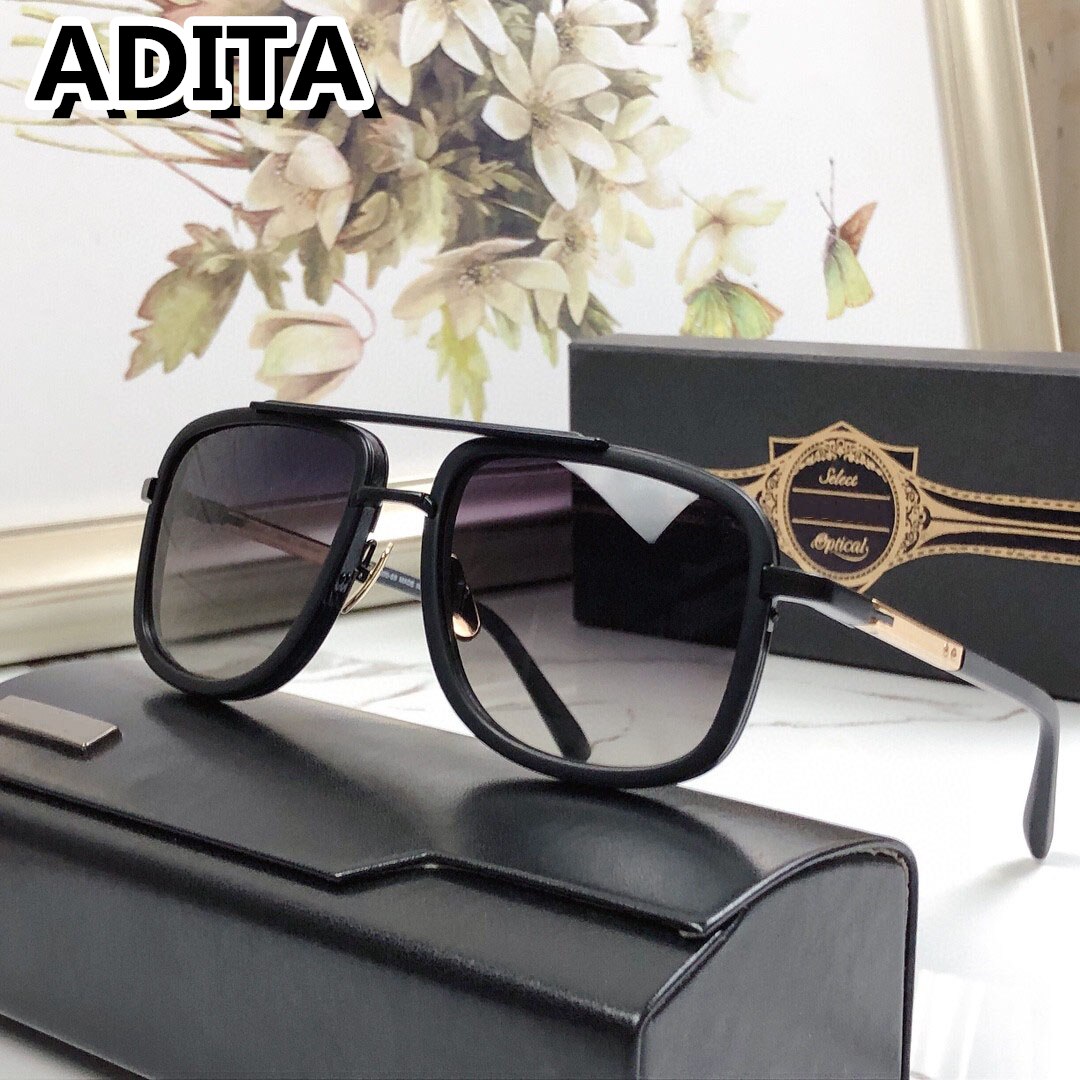 MACH ONE DRX-20300: Titanium Aviator Style Sunglasses by ADITA