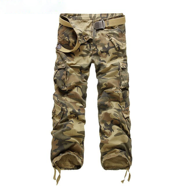 Tactical Cargo Pants. Winter Male Outdoor.