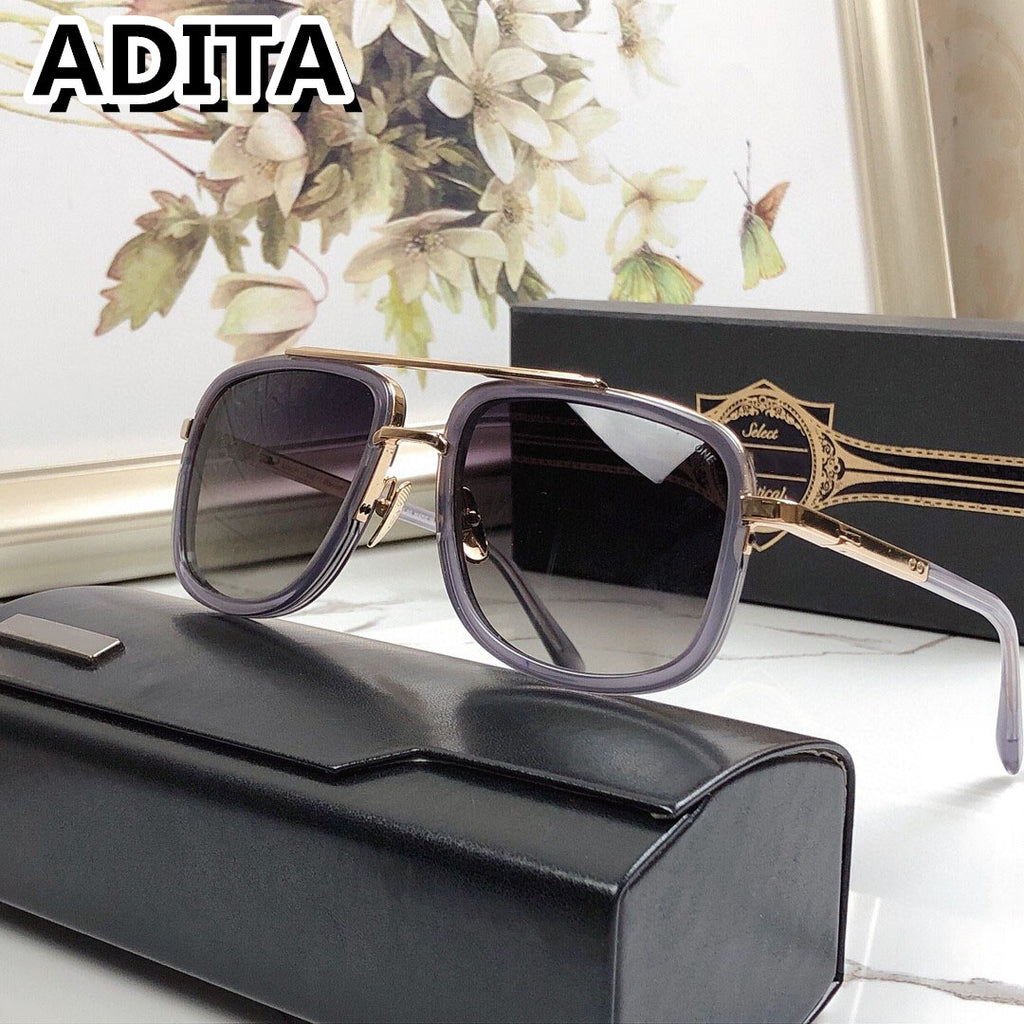 MACH ONE DRX-20300: Titanium Aviator Style Sunglasses by ADITA