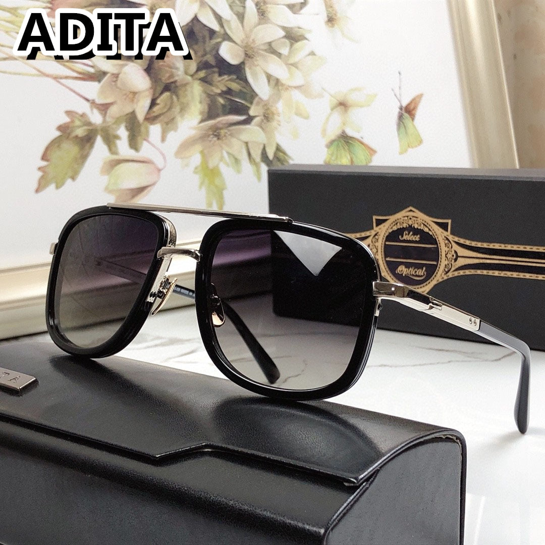 MACH ONE DRX-20300: Titanium Aviator Style Sunglasses by ADITA