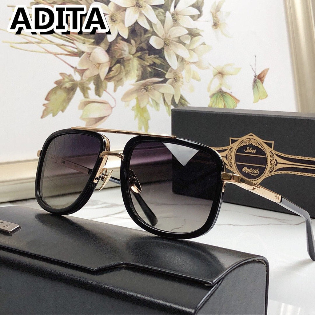 MACH ONE DRX-20300: Titanium Aviator Style Sunglasses by ADITA