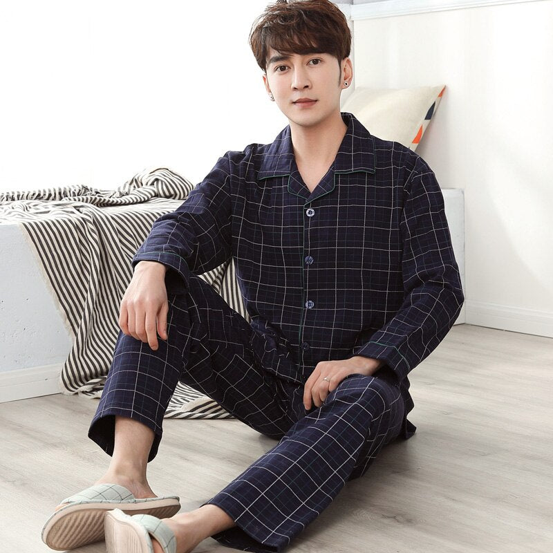 Cotton Pyjamas Set: Stylish Lounge Sleepwear